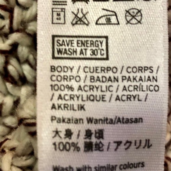 Topshop Sweater Womens 2 US Used - Picture 9 of 12